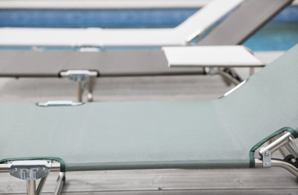 LETTINO AMIGO ALU TEXFIL SAGE GREEN  - FIAM - immagine 2