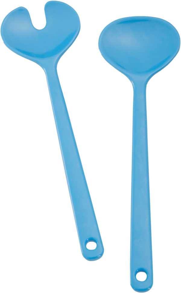 SALAD SERVERS BLU MELAMINA BRUNNER