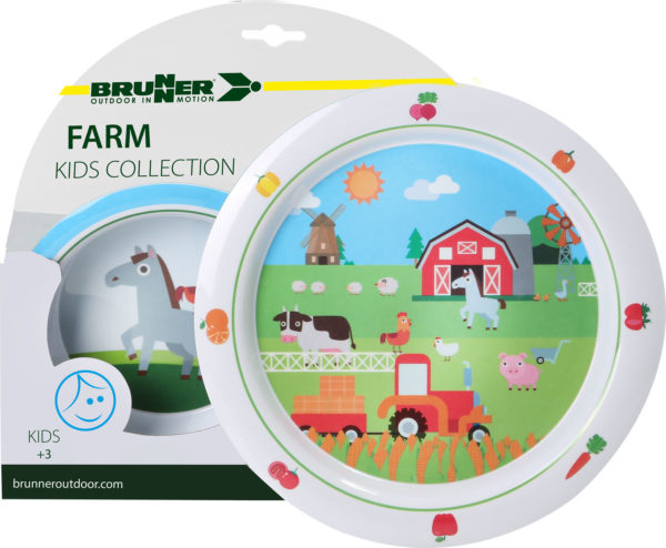 SET FARM KIDS 3+ MELAMINA  BRUNNER - immagine 2