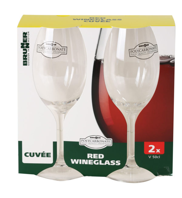CALICI SET 2 RED CUVEE 60CL POLICARBONATO BRUNNER