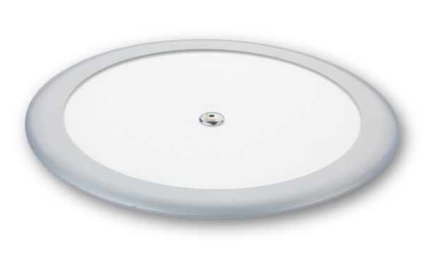 PLAFONIERA PANNELLO LED TONDA SILVER 168MM 4000K