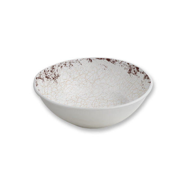 INSALATIERA PICCOLA 25,4 BIANCO CRAQUELE   CARTAFFINI