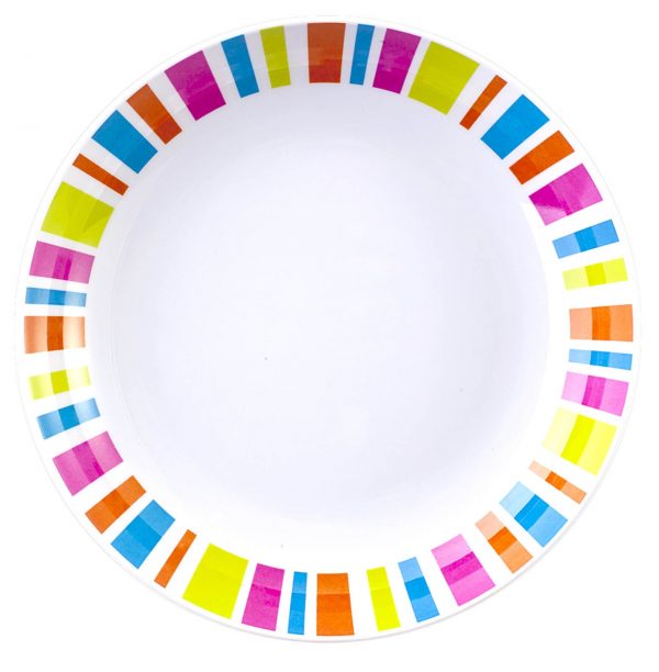 PIATTO DESSERT DIAM.20 SPECTRUM MELAMINA   BRUNNER