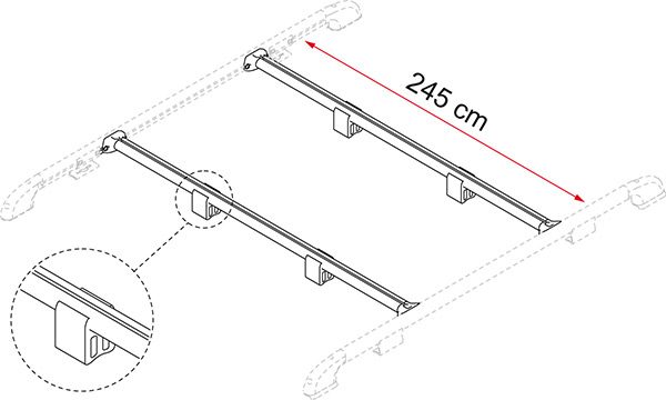 FIXING-BAR RAIL