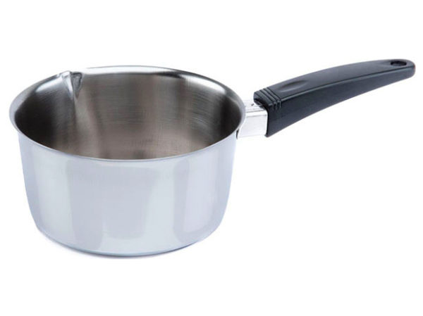 CASSERUOLA CONICA INOX C/1 MANICO 12 CM