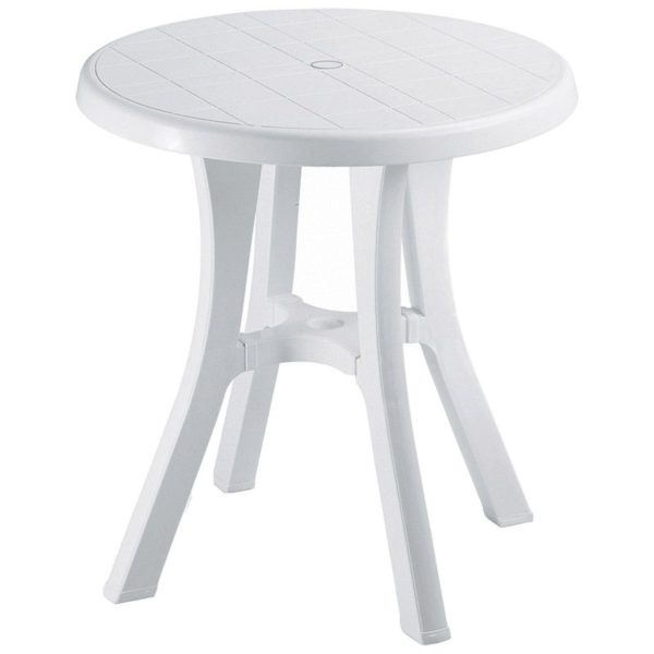 TAVOLO TONDO POL70 CONTRACT BIANCO   - SCAB