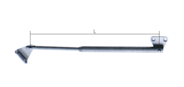 BRACCETTO TELESCOPICO CM.200 BRONZO