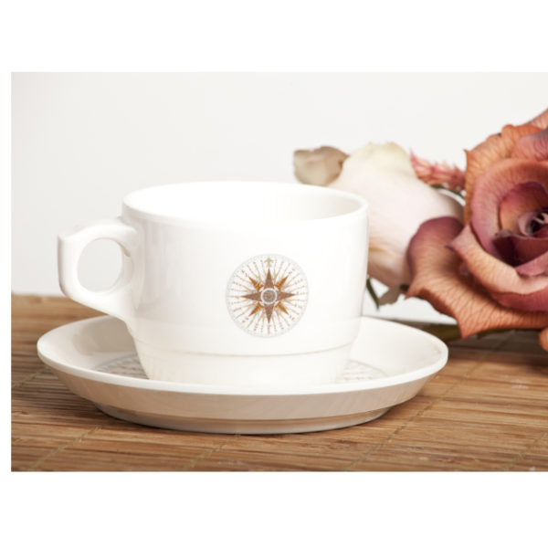 TAZZA DA TE'250 ROSA DEI VENTI -   CARTAFFINI