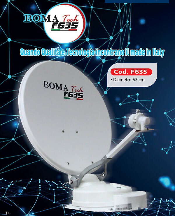 ANTENNA SATELLITARE BOMA 60CM F635