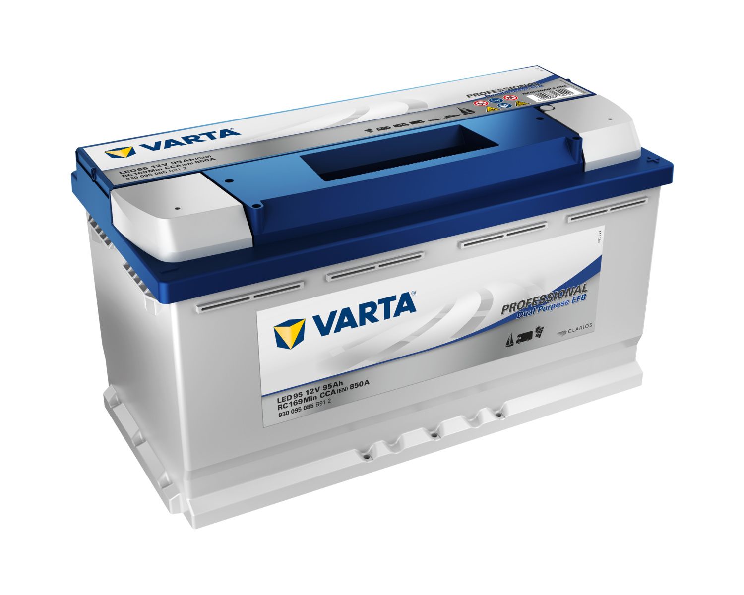 BATTERIA VARTA LED95 95AH DUAL POURPOSE EFB