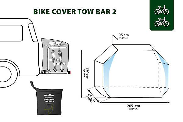 BIKE COVER HITCH 1/2 BRUNNER