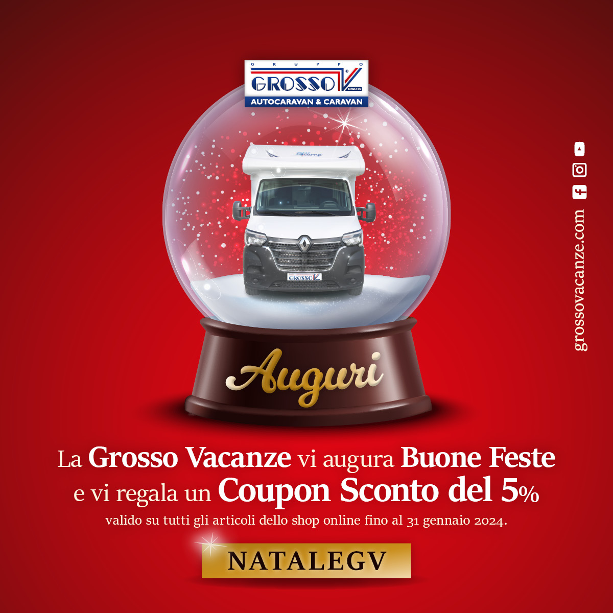 Buone Feste dalla Grosso Vacanze!