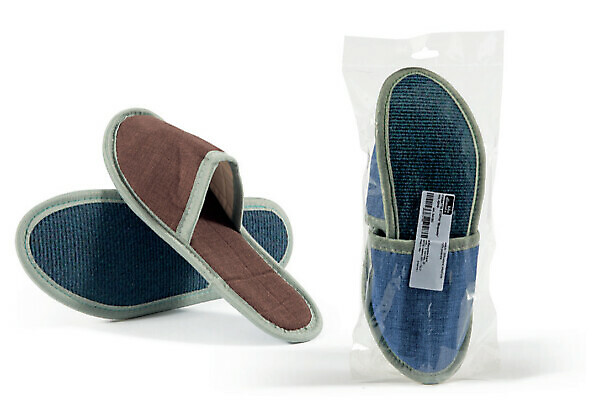 CIABATTE STOFFA "MOQUETTE" MIS.40-41 LA PIACENTINA