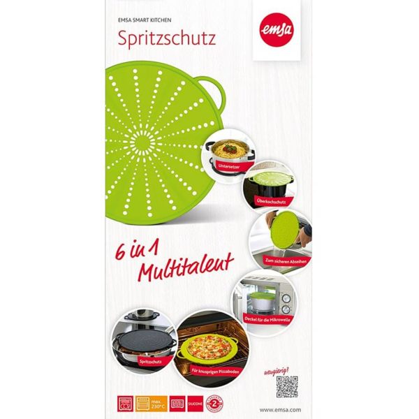 SMART KITCHEN PROT.SPRUZZI 31CM VERDE   EMSA - immagine 3