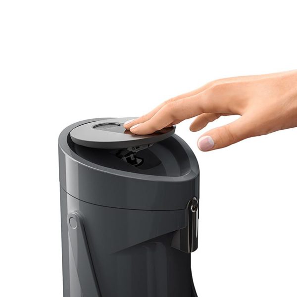 PONZA CARAFFA TERMICA A POMPA 1,9L ANTRACITE  EMSA - immagine 4