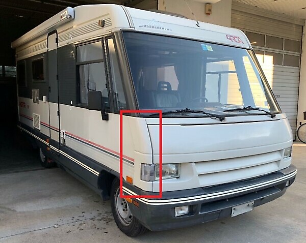 DEFLETTORE CABINA ANTERIORE DESTRO CAMPER ARCA EUROPA E AMERICA MOTORHOME