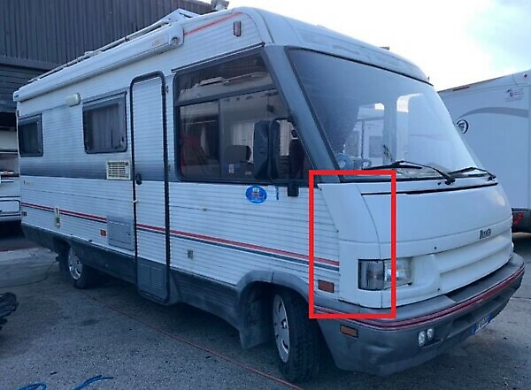 DEFLETTORE CABINA ANTERIORE DESTRO CAMPER ARCA EUROPA E AMERICA MOTORHOME