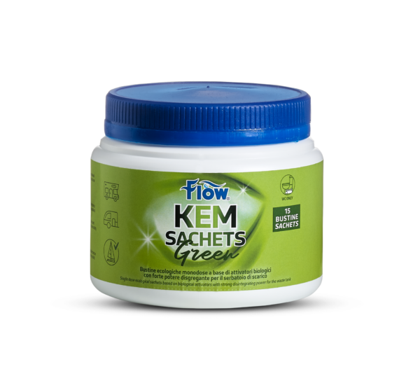 FLOW KEM SACHETS GREEN CONF. 15 BUSTINE