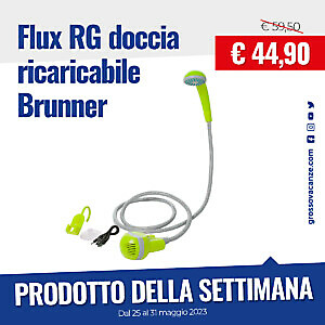 FLUX RG DOCCIA RICARICABILE   BRUNNER