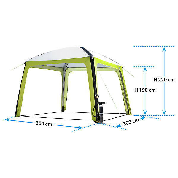 GAZEBO AIR AQUAMAR 3X3 BRUNNER