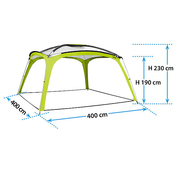 GAZEBO MEDUSA II VERDE 4X4 BRUNNER