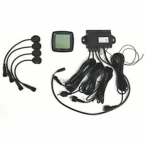 KIT SENSORI DI PARCHEGGIO WIRELESS C/DISPLAY A TECNOLOGIA DIGITALE