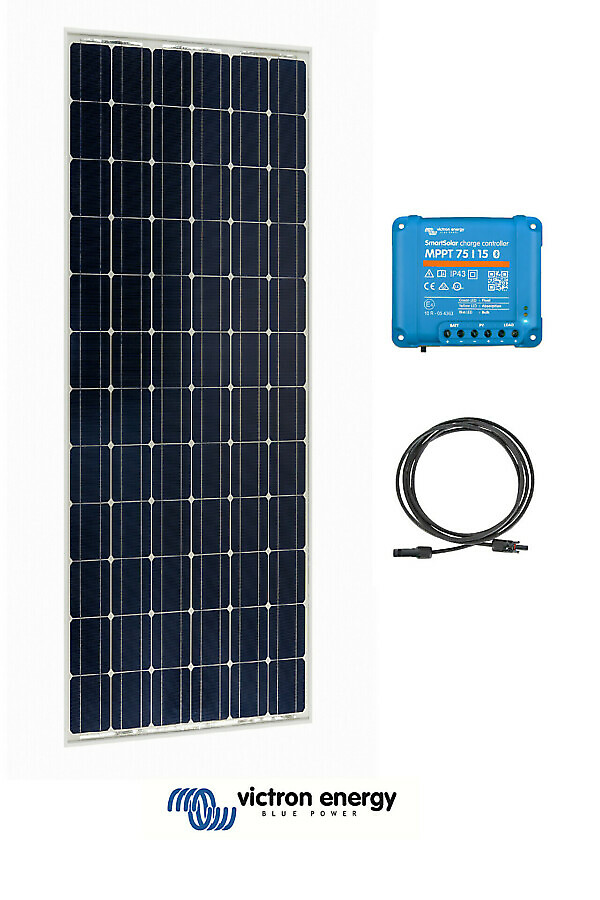 KIT SOLARE VICTRON 140W CON REGOLATORE SMART 75/15