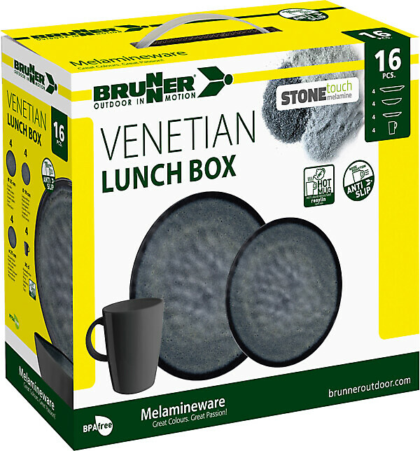 LUNCH BOX VENETIAN 16PZ STONE TOUCH BRUNNER