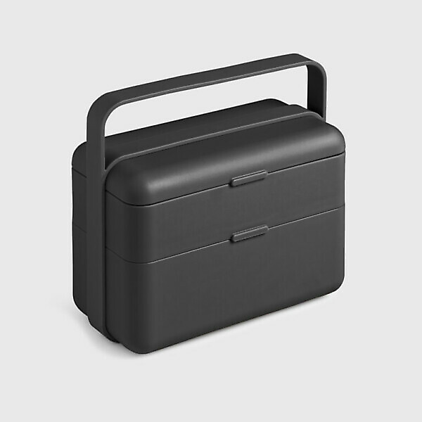 LUNCHBOX BAULETTO -M- CARBON BLACK