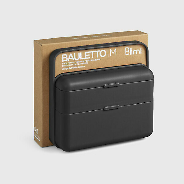 LUNCHBOX BAULETTO -M- CARBON BLACK