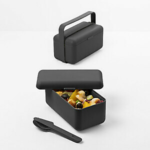 LUNCHBOX BAULETTO -S- CARBON BLACK