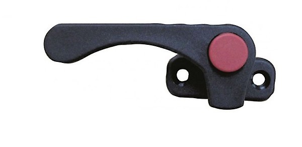 MANIGLIA NERA SINISTRA S.6000 POMELLO ROSSO