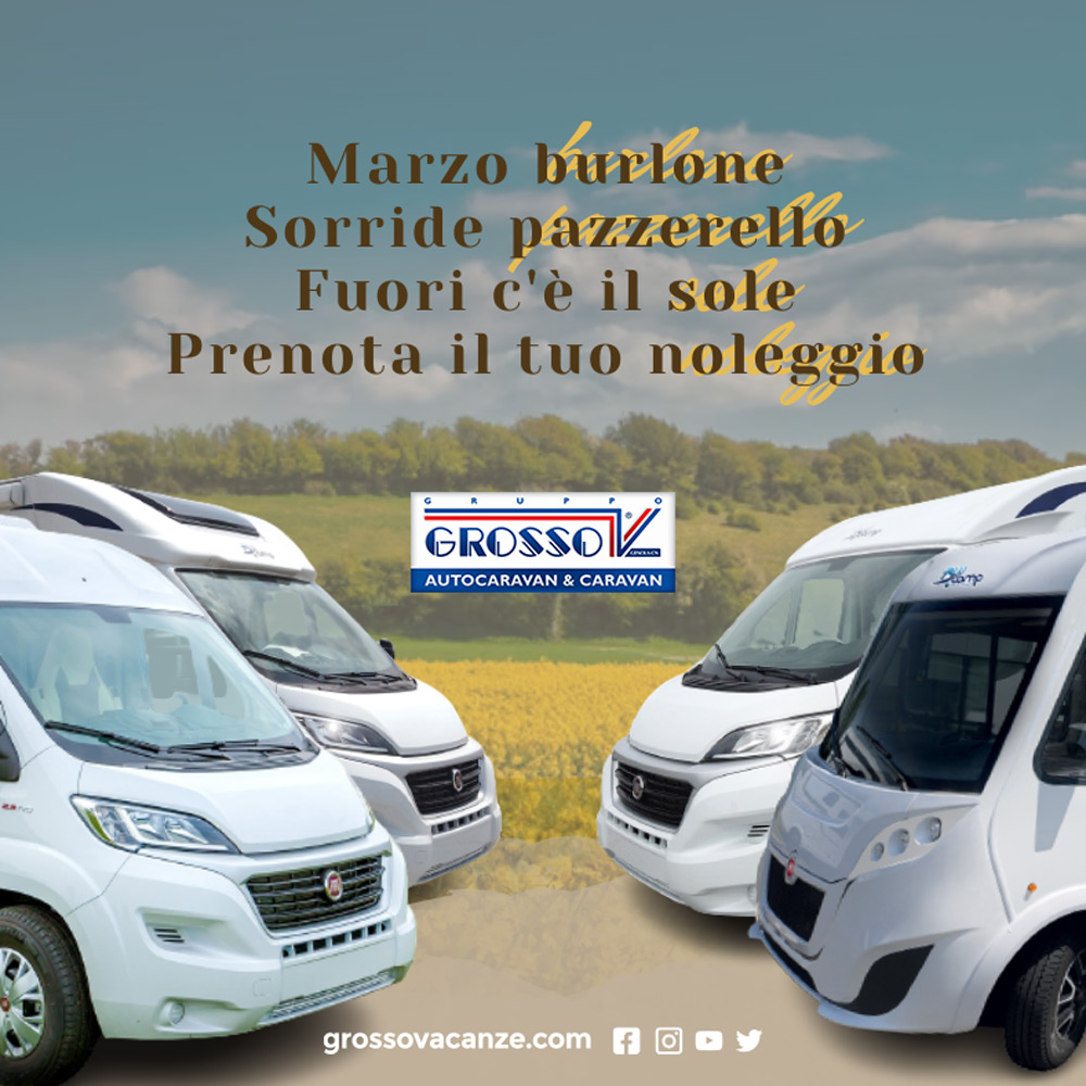 Marzo in camper - Prenota il tuo noleggio!