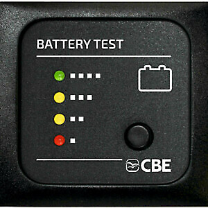 PANNELLO A LED TEST BATTERIA MARRONE