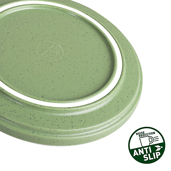 PIATTO DESSERT DOLOMIT GREEN BRUNNER