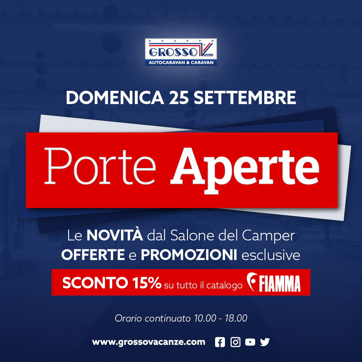 Porte Aperte domenica 25 settembre