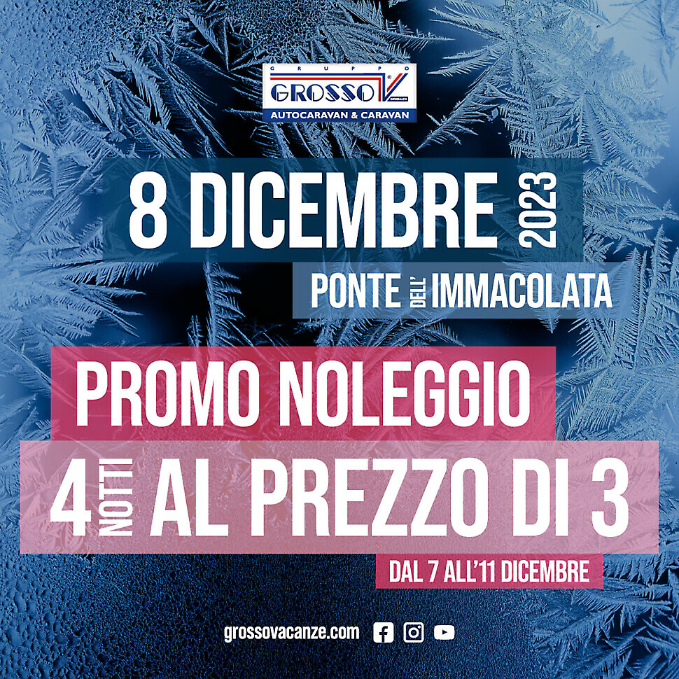 Promo Noleggio - Ponte dell'Immacolata