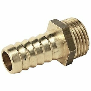 RACCORDO P/GOMMA OTTONE M1/2" X 12MM