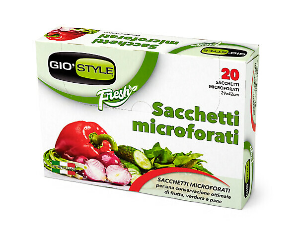 SACCHI MICROFORATI VVERDURE 20PZ GIOSTYLE