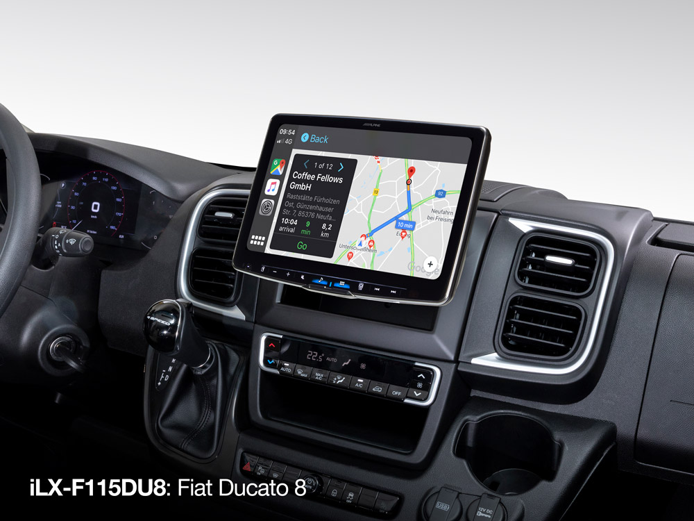 Alpine presenta un'autoradio 1 DIN con schermo da 9