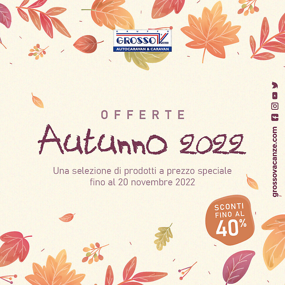 Sono iniziate le Offerte d'Autunno!