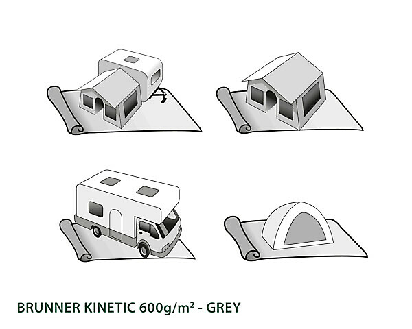 STUOIA KINETIC 240X400CM BRUNNER