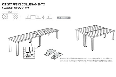 TAVOLO ERCOLE 170X100 LINO