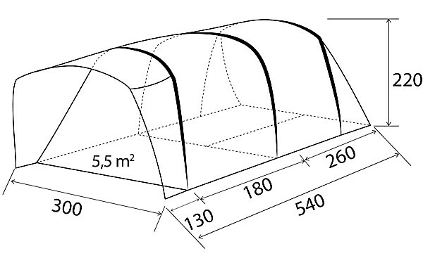 TENDA MAISONEL 4 A.I.R. TECH BRUNNER