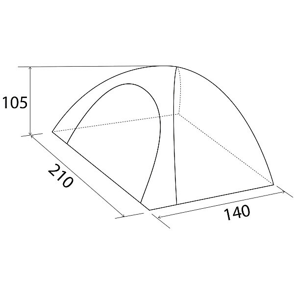 TENDA STRATO MONOTELO 2P AUTOMATIC   BRUNNER