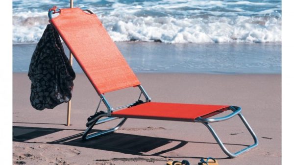 SPIAGGINA JOLLY ALU TEXFIL ARANCIO  - FIAM
