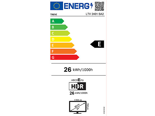 TV 24" LED TREVI LTV2401SAT  DVB-T2/DVB-